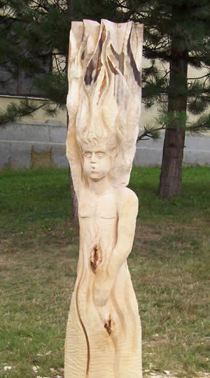 Ohnivý mužík - Dřevosochání Loučná nad Desnou (2007)